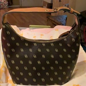 Dooney & Burke Signature Bucket Hobo